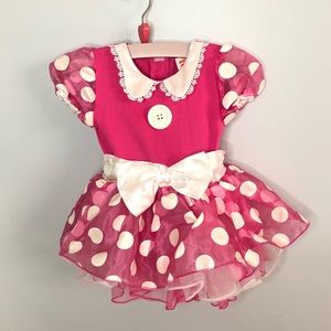 Minnie Mouse Disney Dress Costume 12-18 Months